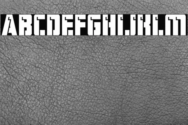 Hard Science Font examples