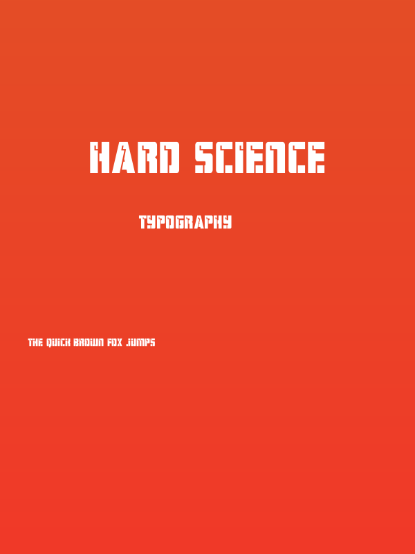 Hard Science Poster