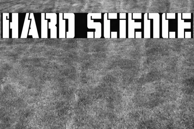 Hard Science Font examples