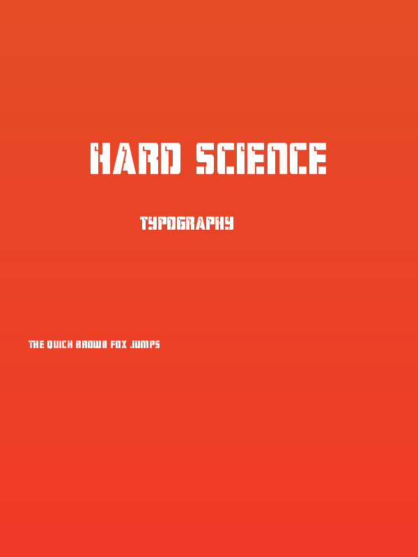 Hard Science Poster