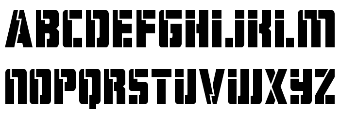Hard Science Font LOWERCASE
