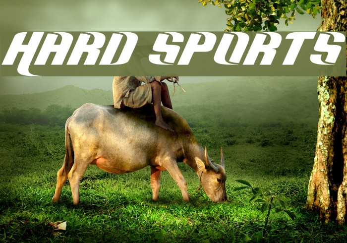 Hard Sports フォント examples