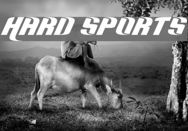 Hard Sports Font examples
