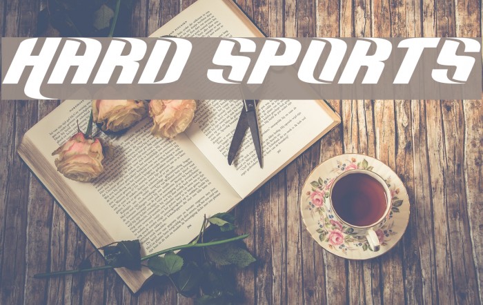 Hard Sports フォント examples