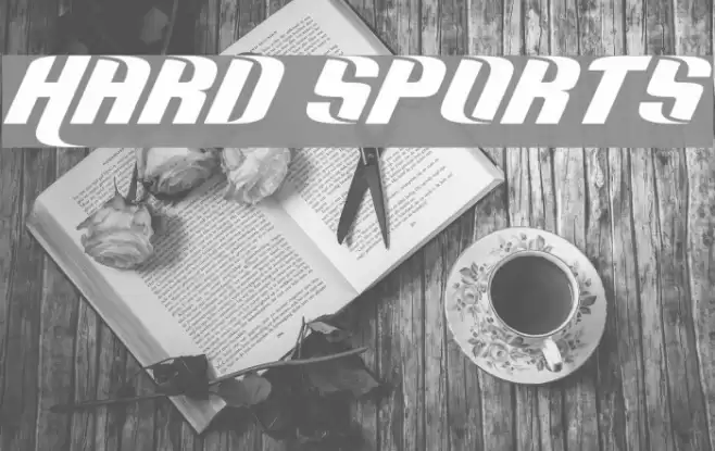 Hard Sports Font examples