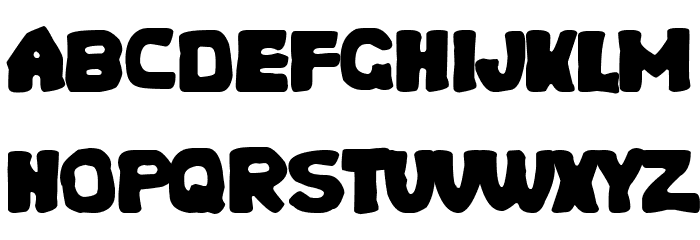Hard Tree Font LOWERCASE