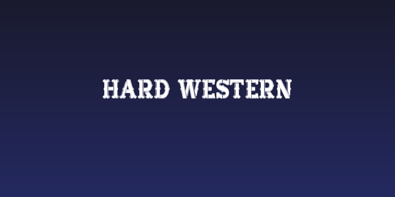 Hard Western Social Header