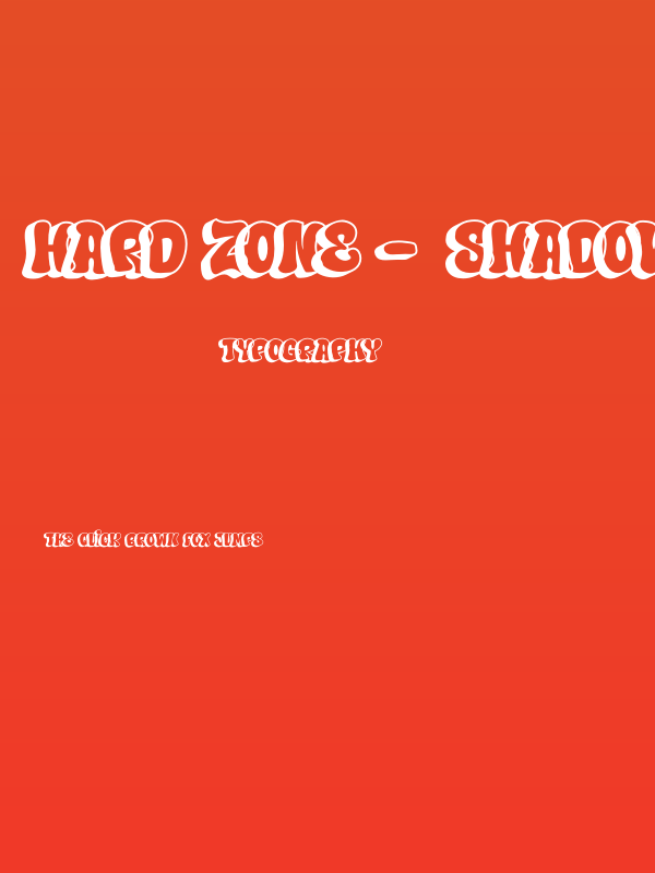 Hard Zone - Shadow Poster