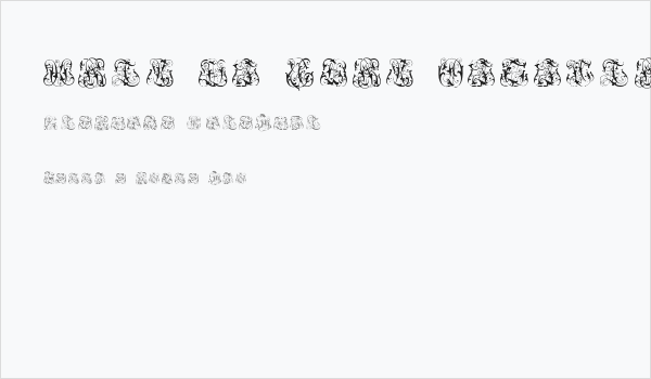 Hard to Read Monograms Business Card