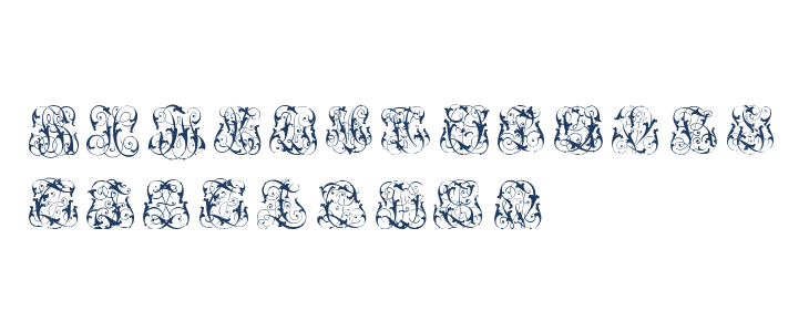 Hard to Read Monograms Lowercase