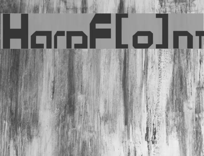 HardF[o]nt Font examples