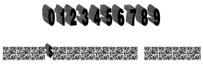 HardLine Font OTHER CHARS