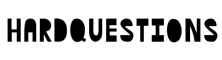 HardQuestions  font caratteri gratis