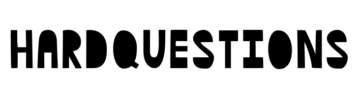HardQuestions  Free Fonts Download