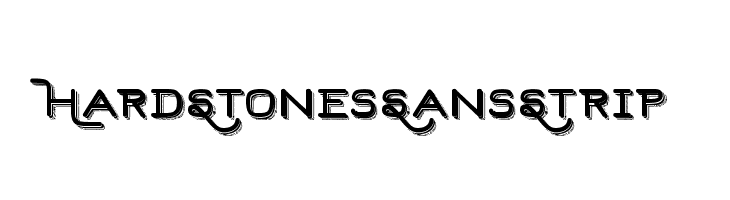 HardStonesSansStrip  Frei Schriftart Herunterladen