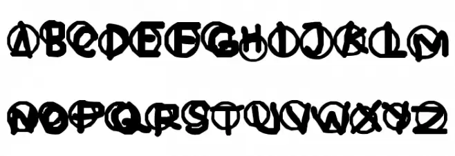 HardWare Font UPPERCASE