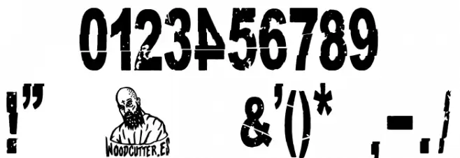 Hardcore Imperial 字体 其它煤焦