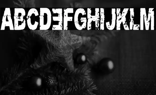 Hardcore Imperial 字体 examples