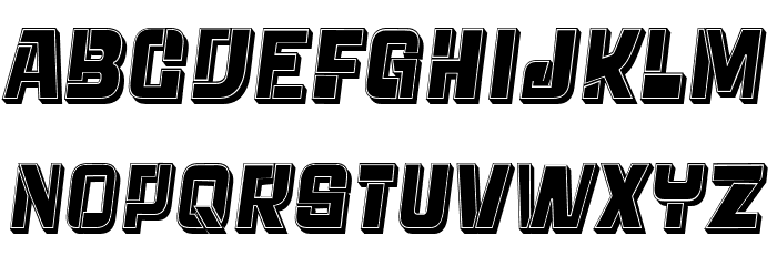 Hardcore Regular Font LOWERCASE