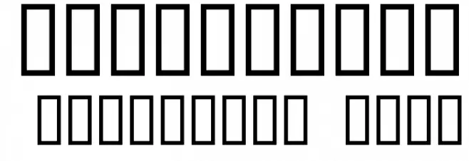 Hardcore Font OTHER CHARS