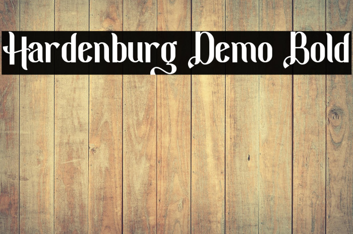 Hardenburg Demo Bold Example 3