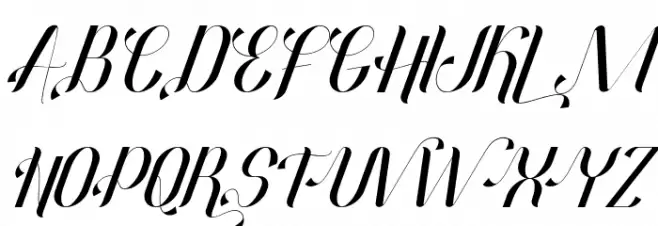 Hardenburg Demo Italic Polices MAJUSCULES