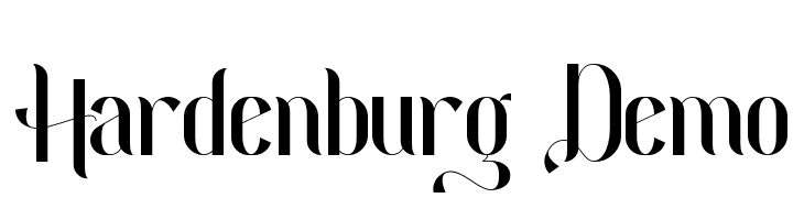 Hardenburg Demo  font caratteri gratis