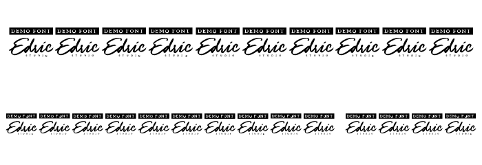 Hardenburg Demo Font OTHER CHARS