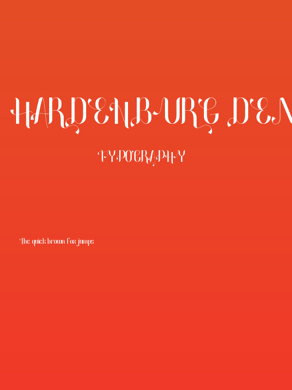 Hardenburg Demo Poster