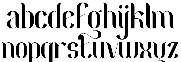 Hardenburg Demo Font LOWERCASE