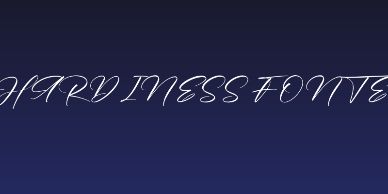 Hardiness Fonte Social Header