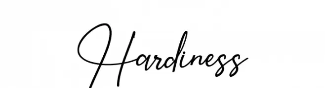 Hardiness  Frei Schriftart Herunterladen