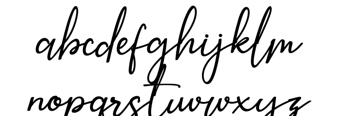 Hardiness Font LOWERCASE