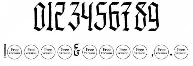 Hardinge Free Trial Font OTHER CHARS