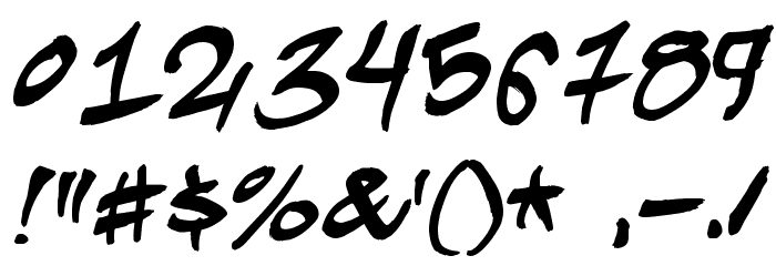 Hardkaze Font OTHER CHARS