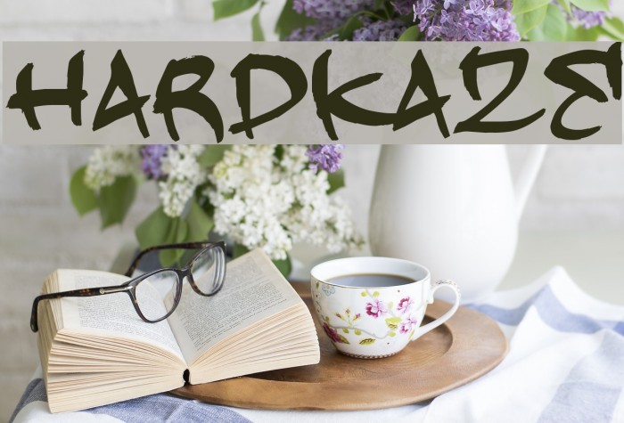 Hardkaze Font examples
