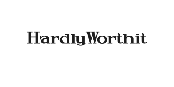 HardlyWorthit Logo