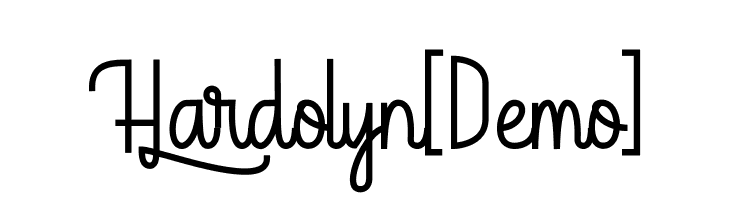 Hardolyn [Demo]  免费字体下载