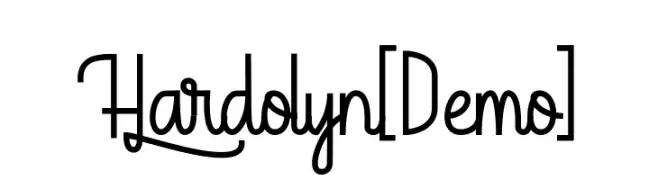 Hardolyn [Demo]  免费字体下载