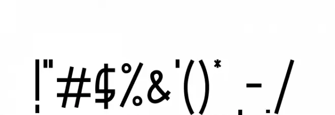 Hardolyn [Demo] Font OTHER CHARS