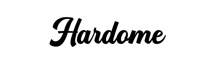 Hardome  Скачать бесплатные шрифты