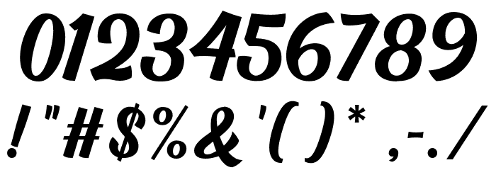 Hardome Font OTHER CHARS