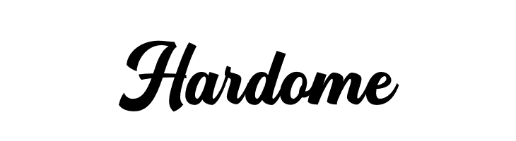 Hardome  免费字体下载