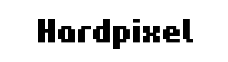 Hardpixel  नि: शुल्क फ़ॉन्ट्स डाउनलोड