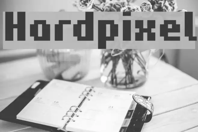 Hardpixel Font examples