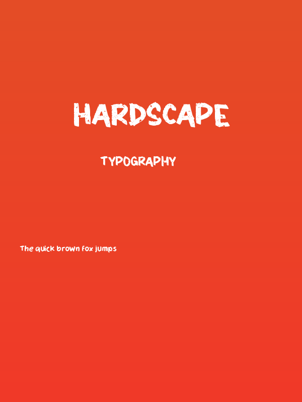 Hardscape Poster