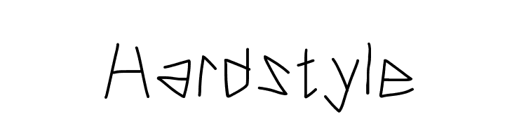 Hardstyle  Frei Schriftart Herunterladen