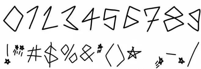 Hardstyle Font OTHER CHARS