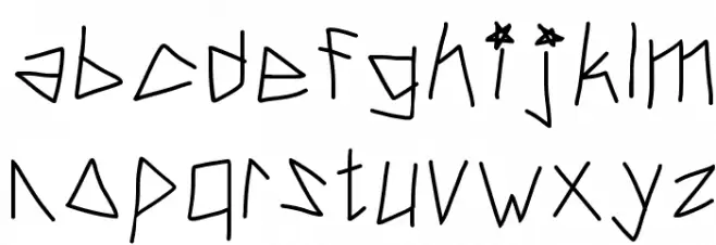 Hardstyle Font LOWERCASE
