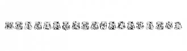 HardtoReadMonograms  Descarca Fonturi Gratis